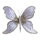 thumbnail image 1 of Adorno navideño de mariposa con pinza para la pared, decoración brillante para el árbol de Navidad Violeta, 1 of 9