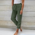 thumbnail image 2 of LEKODE Women Wide Leg Capri Sweatpants, Thin Breathable Cropped Bottoms for Gym Hiking Golf Dance Active Summer Outdoor Wear Green 3XL, 2 of 6