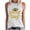 Yellow, variant on DeHolifer Womens Tank Tops Game Day Casual Printed Lightweight Loose Summer Crewneck Sleeveless Vest Tops Red S