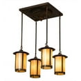 thumbnail image 5 of Meyda Tiffany 178510 Fulton 4 Light 28" Wide Multi Light Pendant - Copper, 5 of 6