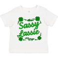 thumbnail image 3 of Inktastic Sassy Lassy with Green 4 Leaf Clovers Boys or Girls Toddler T-Shirt, 3 of 5