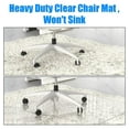 Huang zhong wen " x 36" Office Chair Mat for Carpeted Floors, 10 pounds