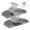 Light and Dark Gray, variant on 50 Pack Coat Hangers Heavy-Duty 360° Swivel Hook Plastic Hangers with Non-Slip Design Space-Saving Light and Dark Gray