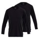 thumbnail image 1 of GÖTZBURG Camisa de manga larga para hombre, pack de 2 - algodón, manga larga, unicolor Negro XL (X-Large), 1 of 4