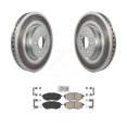 thumbnail image 1 of Transit Auto Front Coated Disc Brake Rotors and Ceramic Pads Kit for Car Subaru Forester Outback Legacy KGA-100449, 1 of 11