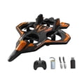 thumbnail image 4 of Avión RC, helicóptero de control remoto anticaídas (15 minutos) con luces LED de colores, juguete volador para exteriores para niños de 8 años. D naranja, 4 of 9