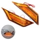 thumbnail image 5 of Lámpara de hoja de señal de giro LED Lámparas de señal de giro secuencial Luces de posición laterales indicadoras para Civic 16-18, fácil de naranja Macarena Señal de giro, 5 of 8