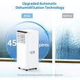 thumbnail image 3 of Litake Portable Air Conditioner, 8,000Btus AC Unit 3-in-1 Portable Air Conditioner w/Dehumidifier & Fan Modes Remote Control for Home up to 350 sq. ft. Complete Window Mount Exhaust Kit, White, 3 of 8