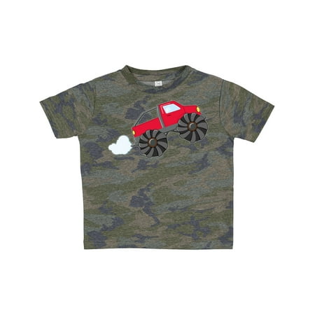 

Inktastic Red Monster Truck Action Gift Toddler Boy or Toddler Girl T-Shirt