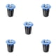thumbnail image 3 of Greeniant 1 par de tapas de manillar reemplazo de pieza de bicicleta profesional para reemplazar azul Blau 5piezas, 3 of 6