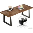 thumbnail image 3 of Solid Wood Computer Desk 55-inch Large Office Desk Home Simple Modern Long Desk Study Writing Desk Dining Table for Home Office, 3 of 6