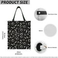 thumbnail image 7 of Yuyamidu Sun and Moon Car Trash Bag Black Vehicle Trash Bag for SUV Truck Van Foldable Auto Garbage Can Accessories Portable Car Back Seat Organizers and Storage, 7 of 7