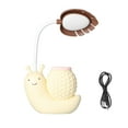 thumbnail image 2 of Light Desk Lamp, Flexible Table Lamp with Pen Holder for Students Kids Yellow, 2 of 7
