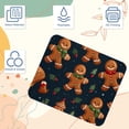 thumbnail image 3 of Gingerbread Man Printed Square Mouse Pad, 8.3x9.8 Inch, Non-Slip Rubber Bottom Mouse Mat for Office and Gaming, 3 of 6