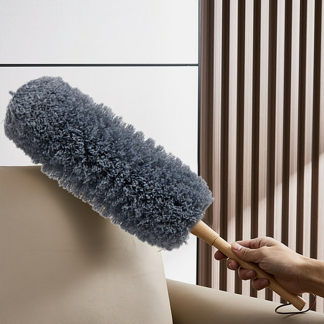 Fwttom Dusting Machine, Flexible Fan Brush Mote Removal Brush- Sewer Brush Screen Window Shutter Cleaning Brush- Sofa Mote Removal Brush Flexible Brush