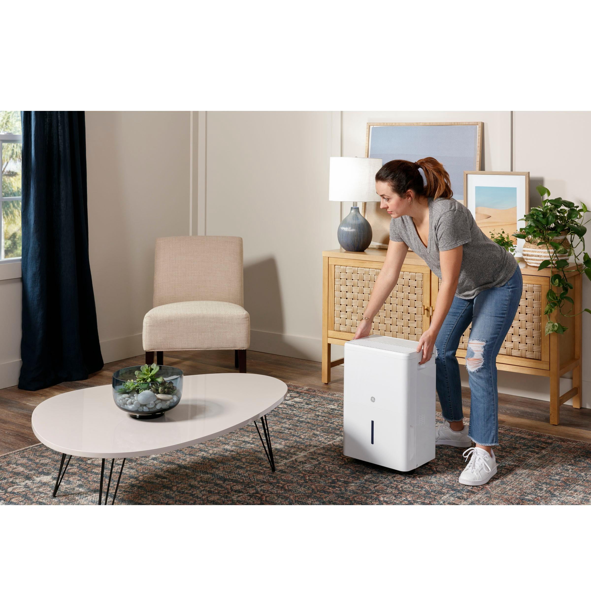 GE® ENERGY STAR® 35 Pint Portable Dehumidifier, ADHR35LB, White, 3,000 Square feet Coverage Sansujyuku sansujyuku.com