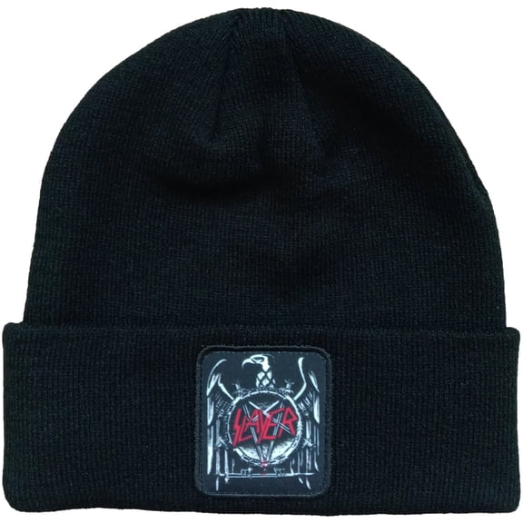 Slayer - Eagle Patch - Acrylic Knit Hat - Black BN400SLA