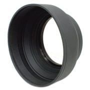 DSLRKIT 52mm 3-in-1 Collapsible Rubber Lens Hood - 3-Stage for Wide/Telephoto Lenses