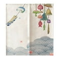 thumbnail image 1 of Cortina de puerta japonesa para decoración del hogar, 8 cm Campanas de viento, 1 of 6