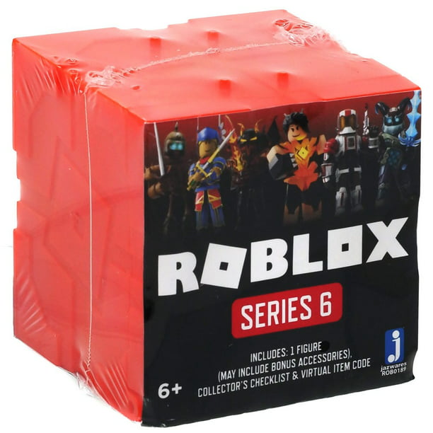 Roblox Action Collection Series 6 Mystery Figure Includes 1 Figure Exclusive Virtual Item Walmart Com Walmart Com - roblox toys celebrity series 2 new checklist blind boxes
