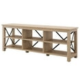thumbnail image 3 of Evelyn&Zoe Sawyer Rectangular TV Stand for TV's up to 75", White Oak, 3 of 8