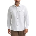 thumbnail image 1 of Camisa clásica de manga larga para hombre Wrangler Authentics blanca, 1 of 3
