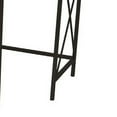 thumbnail image 4 of Benjara Zoe Plant Stand Table Set of 3-Metal-Rectangular Marble Top-Black Metal, 4 of 5