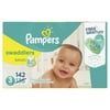 Pampers Swaddlers Diapers Size 3 Bonus Pack 142 Count