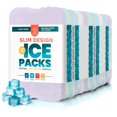 thumbnail image 1 of Paquete de 10 paquetes de hielo Healthy Packers Slim, reutilizables, 18 x 12 x 1,3 cm, 1 of 8