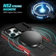 thumbnail image 6 of Allytechgroup Magnetic For iPhone 15 Case with Ring, [1x Screen Protector] [Slide Camera Cover] Military Grade Drop Protection Back Cover For iPhone 15, A, 6 of 10