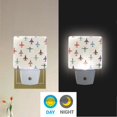 thumbnail image 2 of Yayeee LED Plug in Night Light for The Home with Auto Dusk to Dawn Light Sensors, 2 Pack, Beige Cartoon Planes Pattern, 2 of 6
