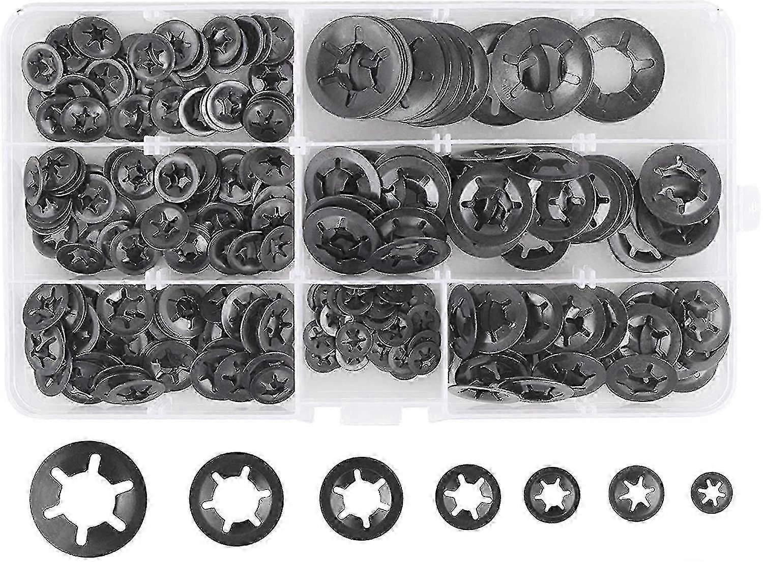 280 Pcs Lock Washers Lock Washers, Steel Lock Washers Quick Lock ...