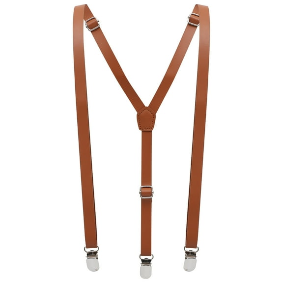 LOLIPPYY 1Pcs Suspenders for Men Brown 1Pcs