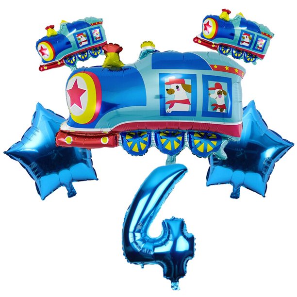 Globos de papel de aluminio para coche, suministros para fiesta temática de coche, decoración de fiesta de cumpleaños y boda, juguetes para niños, bolas para Baby Shower, 6 uds.