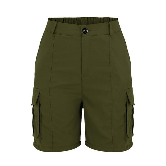 Yubnlvae Women's Fitness Running Pants - Pockets for Outdoor Hiking Green L