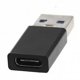 thumbnail image 2 of PAQUETE DE 2 Adaptadores USB-C a USB-A USB 3.0 Negro, 2 of 3