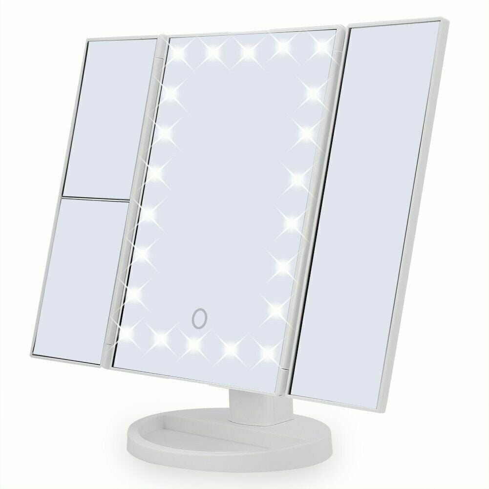Conair Trifold 1x Lighted Vanity Mirror In White