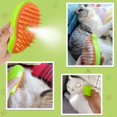 thumbnail image 3 of 3 in 1 Cat Mist Brush,Cat Comb for Massage, Self Cleaning Cat Brush with Water, Rechargeable Silicone Dog Cold Steam Brush, Cat Bath Brush Eliminates Flying and Tangled Hair Cat Grooming Comb(Green), 3 of 6
