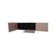 thumbnail image 3 of Mueble/repisa Flotante Minimalista para TV con 3 Puertas DECOMOBIL Muebletv/3puertas-W/O, 3 of 5