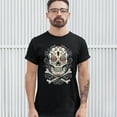 thumbnail image 3 of Tee Hunt Calavera Sugar Skull T-Shirt Mexican Day of The Dead Dia de Muertos Men's Tee, 3 of 5