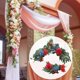 thumbnail image 5 of 2 uds flores de de boda hechas a mano, planta de exhibición, flores artificiales de seda Floral, para decoración de fondo de boda Zulema Guirnalda de arco de boda, 5 of 8