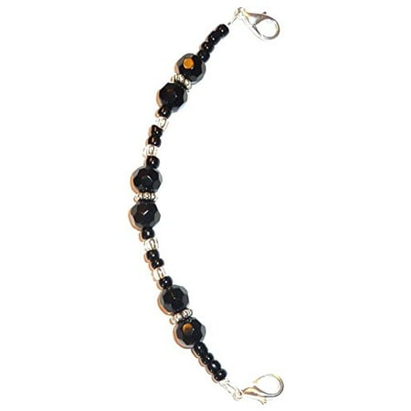 - Hidden Hollow Beads Black women's Medical Alert ID Interchangeable Replacement Bracelet