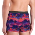 thumbnail image 3 of Uemuo Retro Palms Pattern Men's Boxer Briefs,Trunk Anti-Chafing,Comfortable, Durable, and Stylish Underwear-Large, 3 of 9