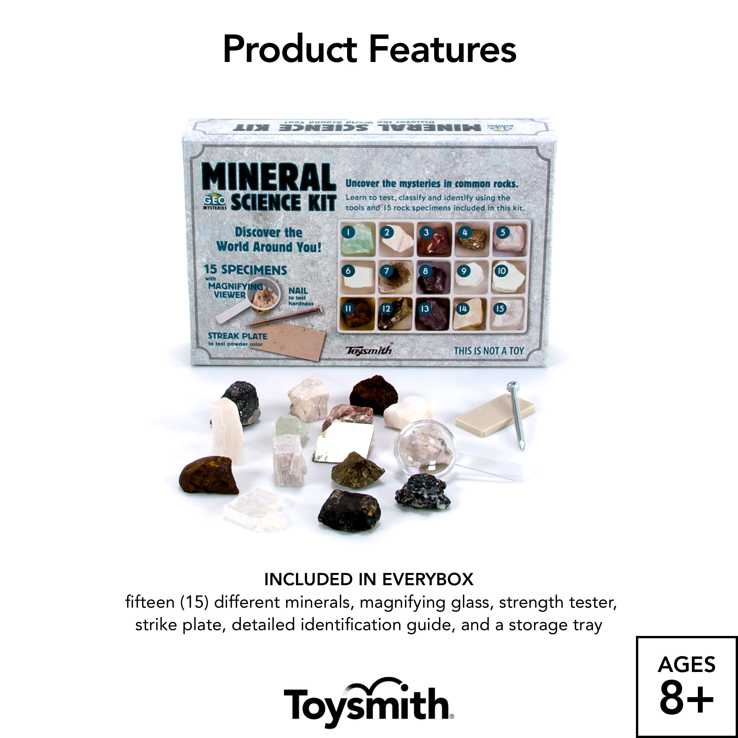 geo mysteries mineral science kit