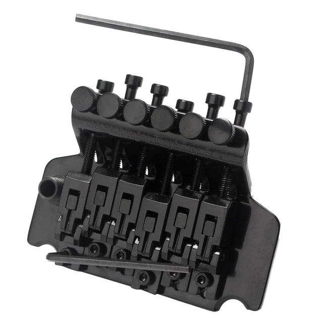 Puente de Guitarra Eléctrica de Metal Perfke Sistema de Montaje de Tremolo Doble