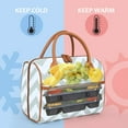 thumbnail image 4 of Flyingstar Insulated Lunch Bag, Reusable Tote Bag for Women & Men & Kids, Fashionable Large Cooler Lunch Bag for Working/School/Picnic, 4 of 7