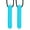 sky blue, variant on Pendant 2Pcs Silicone High Temperature Waterproof Chewing Pendant Necklace No Fading No Deformation Biting Soothing Pendant Fashionable Style Necklace