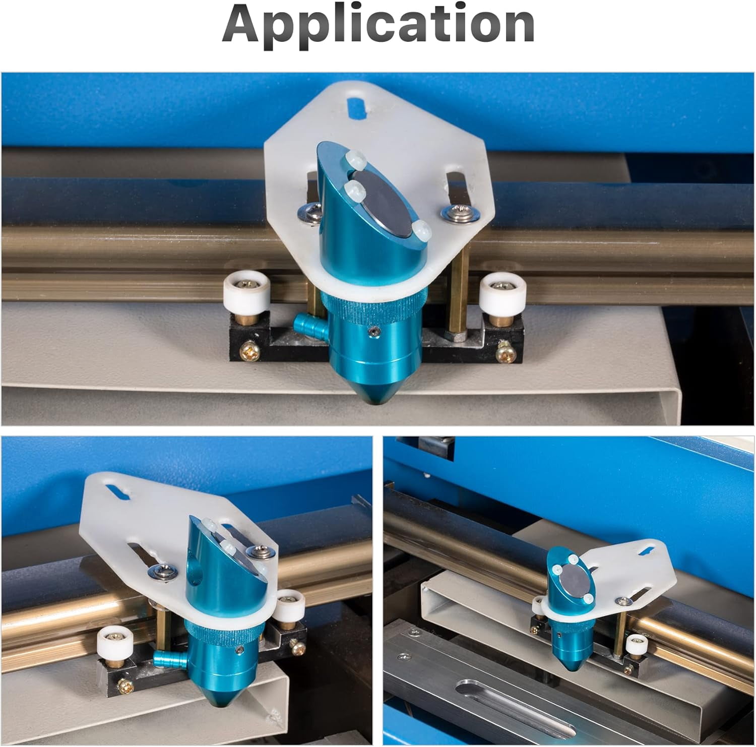 ABCISI 12mm/15mm/18mm/ FL50.8 & 16mm FL25.4 Laser Head With Air Assist For K40 Laser Engraver Cutter, Improves the Cut Quality and Preserves the Machine