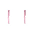 thumbnail image 4 of Seitruly Peine de afeitar para el cabello, producto de belleza de doble cara, dispositivo de corte de cabello, accesorios de afeitado de cabello Rosado 2piezas, 4 of 6