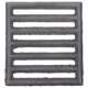 thumbnail image 1 of Rejilla de parrilla de hierro fundido resistente para cocinar, parrilla de barbacoa rectangular para fogata, uso para acampar al aire libre y chimenea, 1 of 5